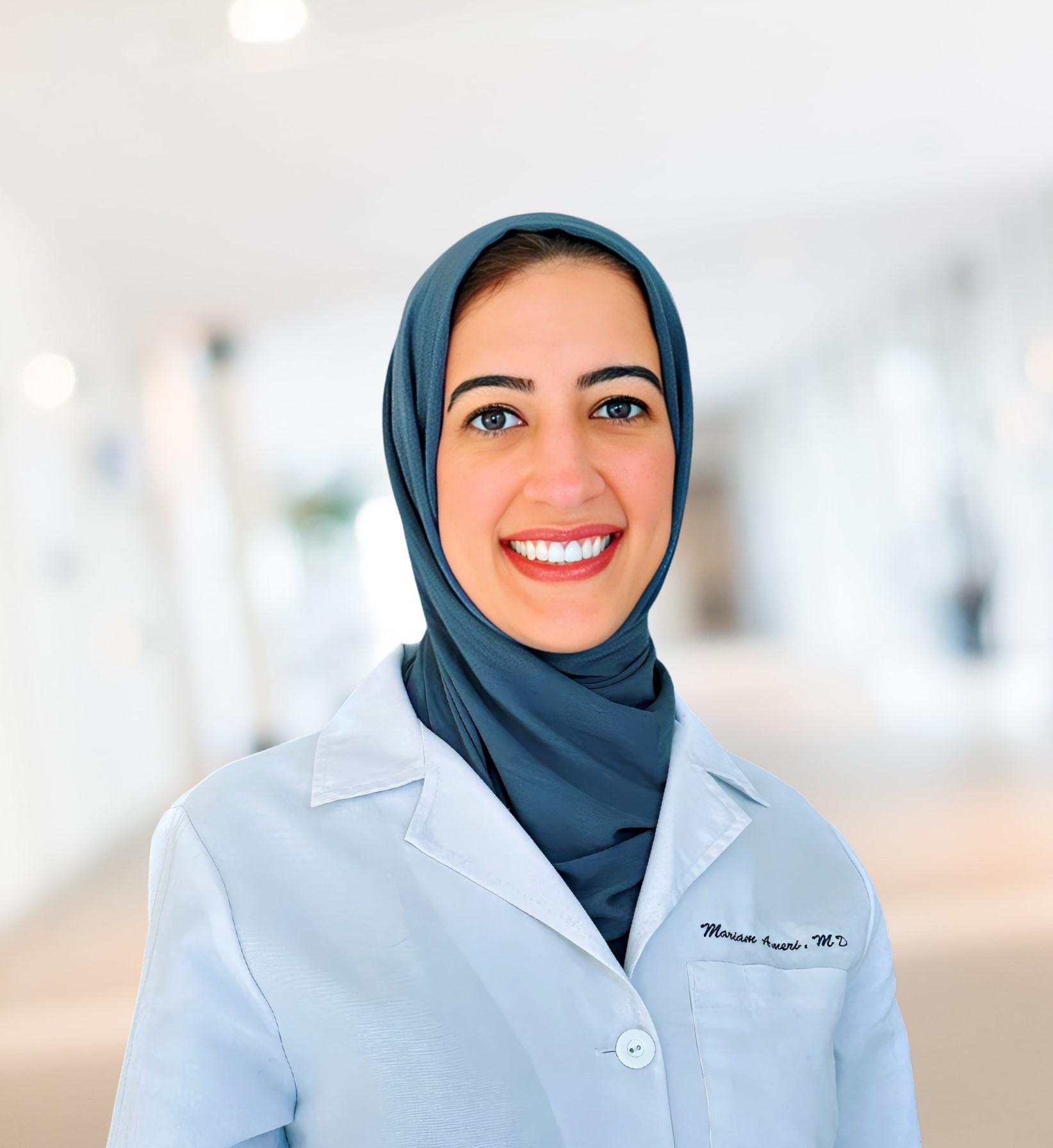 A dashing picture of Doctor Mariam